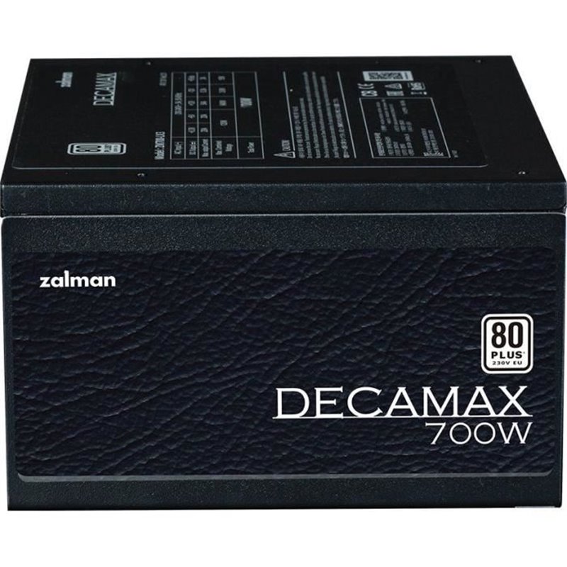 Alimentation PC - ZALMAN - DecaMax 700W - 80Plus - Non modulaire - Ventilateur 120mm - Noir
