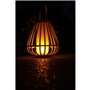 Lampe solaire en bambou - Marta - Beige