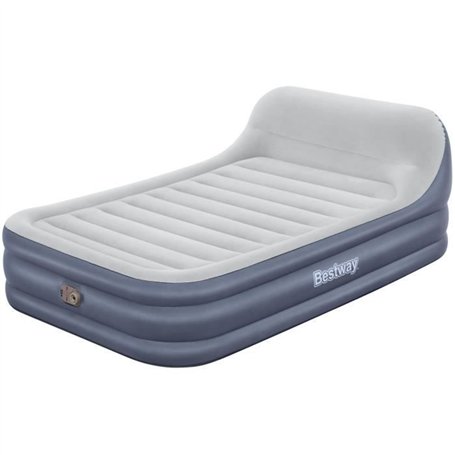 Lit gonflable - BESTWAY - 67923 - Tritech SleekFlow - 2 places, 226 x 152 x 84 cm, tete de lit, pompe intégrée