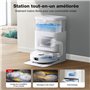 Robot Aspirateur Laveur avec Station de Vidage Automatique- ECOVACS N30 Pro OMNI - Puissance 10000Pa - Nettoyage a l'eau Chaude