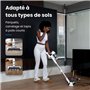 EZICLEAN Cyclomax R22 station - Aspirateur balai sans fil - 52 min - 500 W - 35 kPa - Blanc