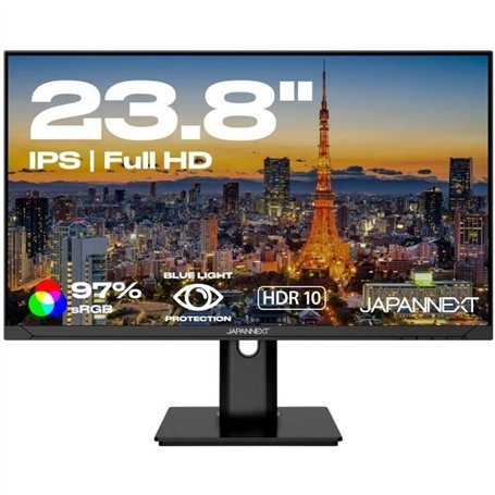 Écran PC - JAPANNEXT - 23,8 FHD - IPS - 60Hz - Pied ergonomique