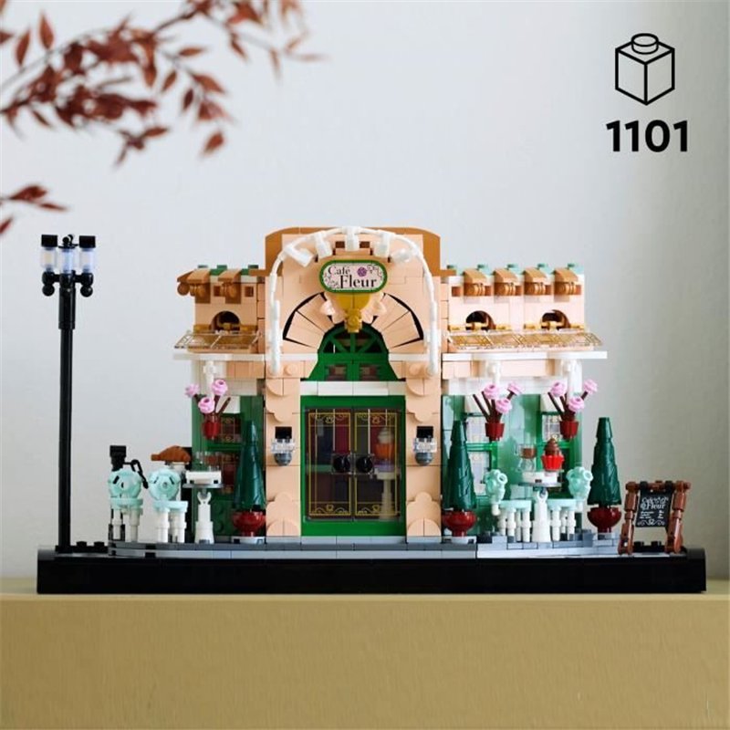 Image secondaire de LEGO Icons 10362 Le café français - Décoration parisienne pour étagère - Set pour adulte