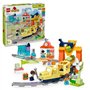LEGO DUPLO Ma ville 10428 Le grand train communautaire interactif - Jouets d'éveil 3 ans