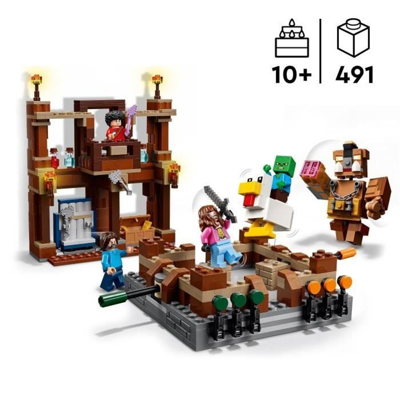 Image secondaire de LEGO Minecraft 21272 Le Ring du Manoir des Bois - Jeu de construction garçon des 10 ans