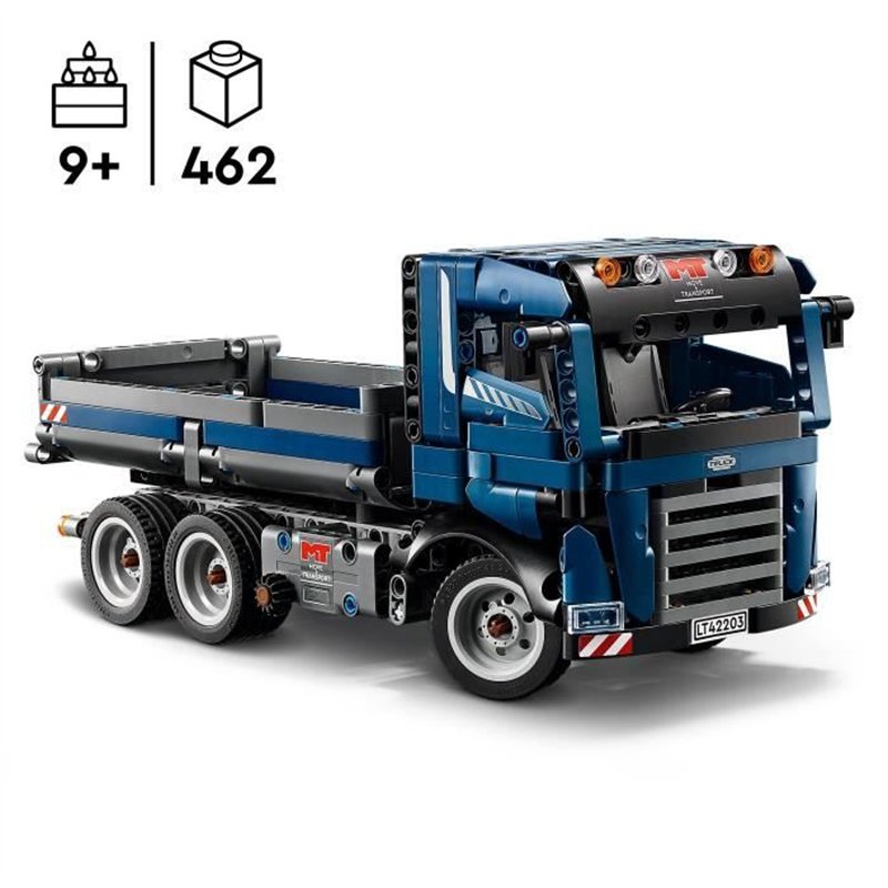 Image secondaire de LEGO Technic 42203 Camion benne - Jeu de construction pour garçon des 9 ans - Idée cadeau