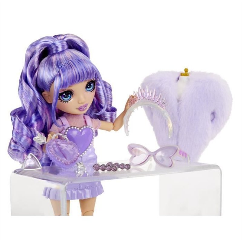 Image secondaire de Rainbow High Cristal Poupée Mannequin 27 cm - Violet