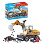 PLAYMOBIL 71749 Pelleteuse mécanique et ouvrier