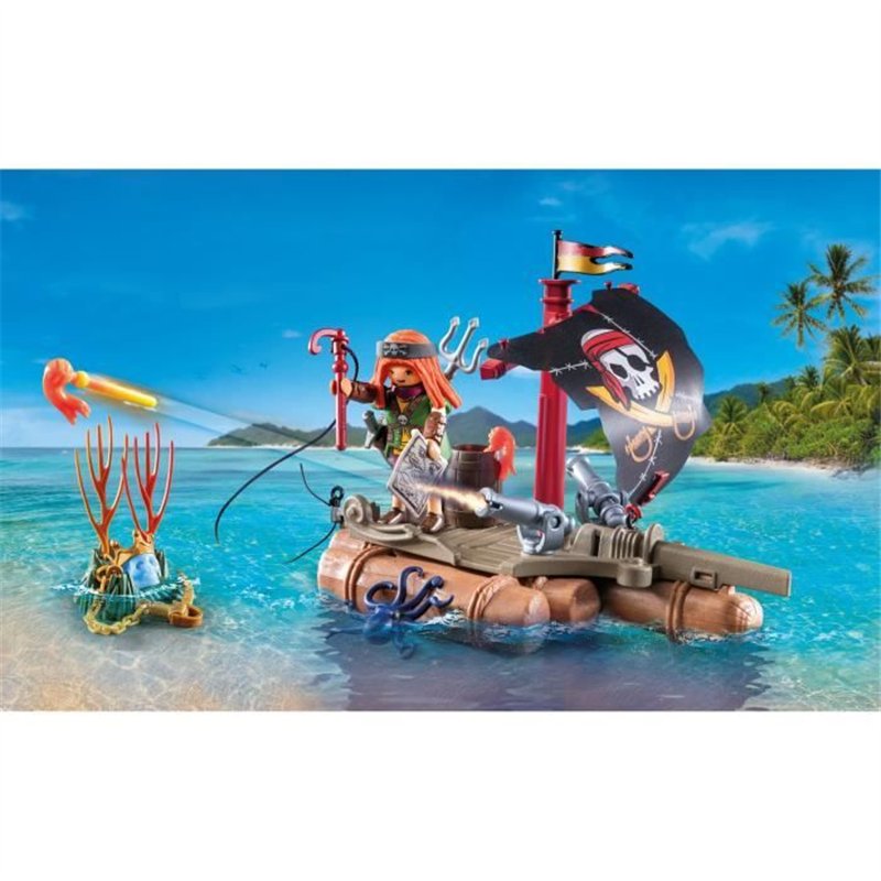 Image secondaire de PLAYMOBIL 71794 Pirate avec radeau flottant et trésor