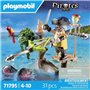 PLAYMOBIL 71795 Pirate avec arbalete et poissons a viser, 31 pieces, Des 4 ans