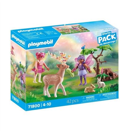 PLAYMOBIL 71800 Duo de fées avec animaux de la foret