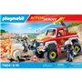 PLAYMOBIL 71824 Véhicule de pompiers avec bidon enflammé