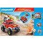 PLAYMOBIL 71824 Véhicule de pompiers avec bidon enflammé
