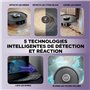 Aspirateur Robot et Laveur SHARK PowerDetect NeverTouch Autovidant - 650 Watts - 2 brosses latérales