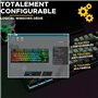 Clavier Gamer - The G-Lab - KEYZ CAESIUM - RGB - Gris & Noir - TKL