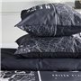 Parure de lit - TODAY - JAVA - 2 personnes - 240x220 cm - Coton - Imprimé New York - Noir