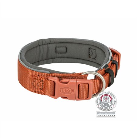 Collier pour Chien Trixie Premium Orange Graphite S/M 33-42 cm