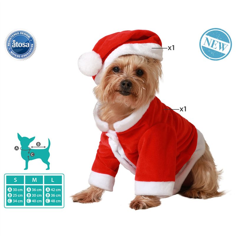 Image secondaire de déguisement pour chien Père Noël