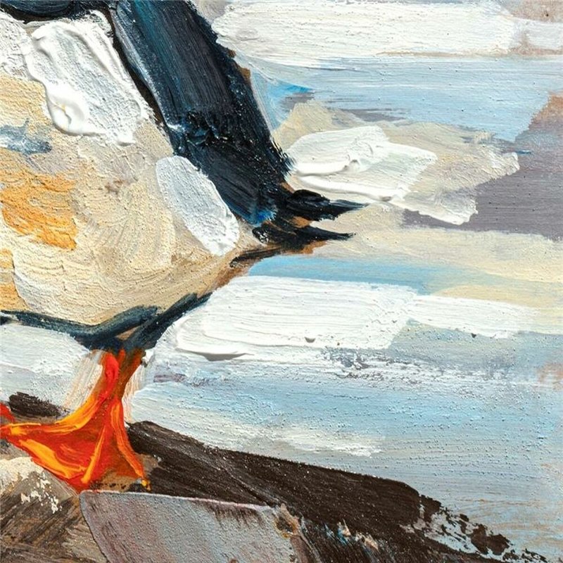 Image secondaire de Cadre DKD Home Decor Oiseaux méditerranéen (45 x 2,7 x 45 cm) (2 Unités)