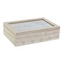 Boîte pour infusions DKD Home Decor Verre MDF (24 x 16,5 x 7 cm)