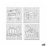 Toile Pincello 29100259 Bois Tissu 12 Unités