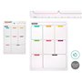 Aimants Pincello 424 Blanc 33,5 x 48 x 0,5 cm Frigo A3 (12 Unités)