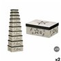 Boîte Décorative Pincello 62 Noir Carton (2 Unités)