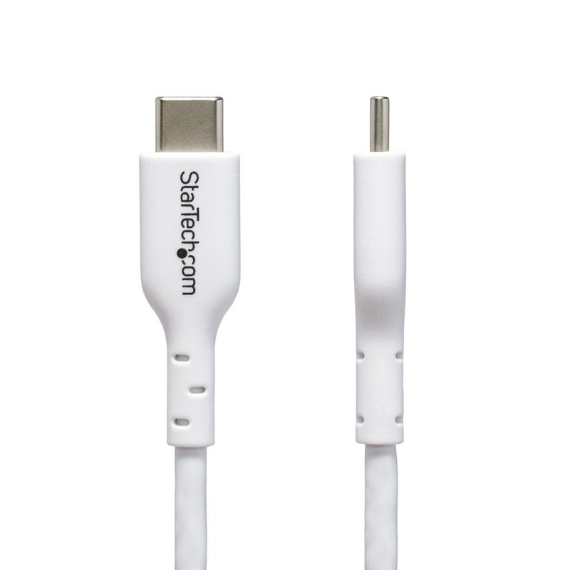 Image secondaire de Câble USB-C Startech USB2CC1MNCWHE Blanc 1 m
