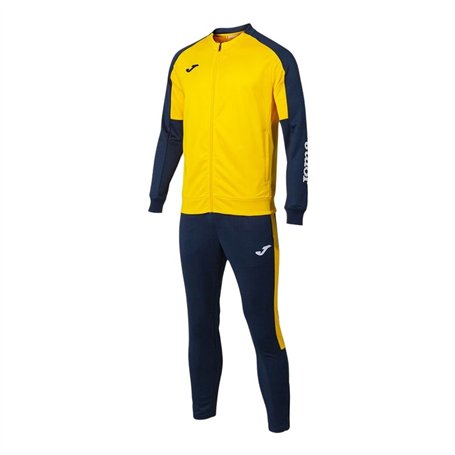 Survêtement pour Adultes Joma Sport Eco Championship Jaune Blue marine Enfant Homme 2 Pièces