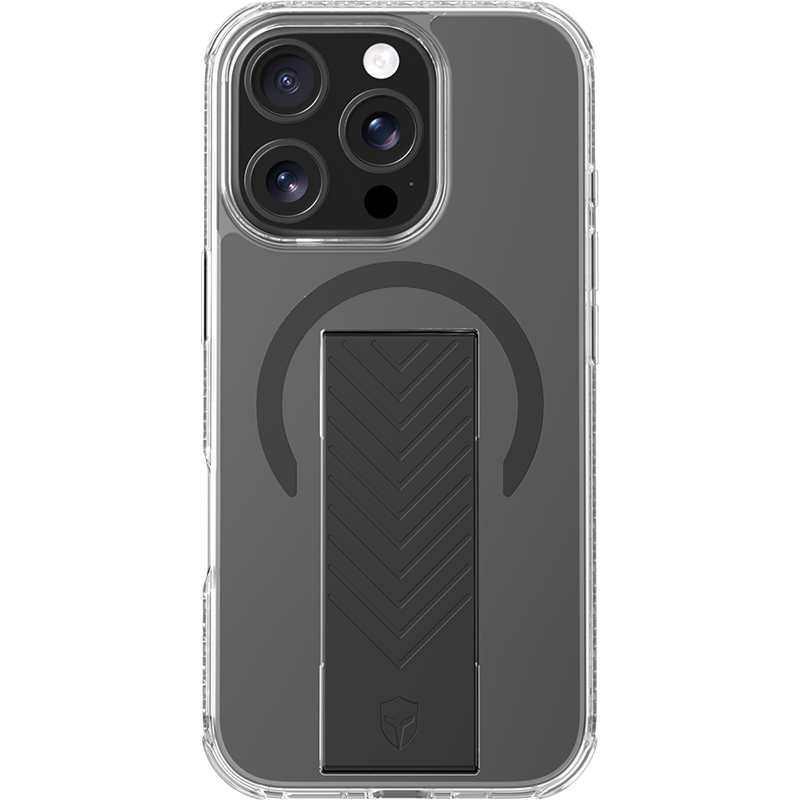 Image secondaire de Coque renforcée MagSafe iPhone 16 Pro AIR Grip 3m Noire + Garantie à vie Force Case