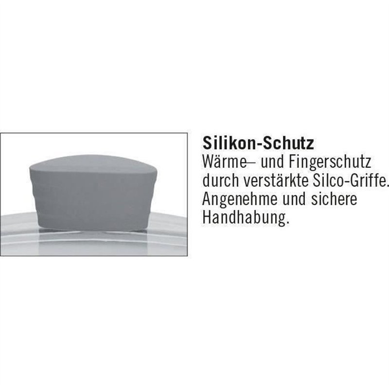 Image secondaire de Faitout fonte d'aluminium - GSW - BOLERO - 28 cm - Induction - Gris / Blanc