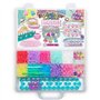 Coffret fabrication automatique de bracelets élastiques - BANDAI - Rainbow Loom Boutique - Contient 4000 Élastiques, Beadmojis..
