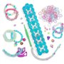 Coffret fabrication automatique de bracelets élastiques - BANDAI - Rainbow Loom Boutique - Contient 4000 Élastiques, Beadmojis..