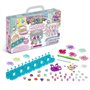 Coffret fabrication automatique de bracelets élastiques - BANDAI - Rainbow Loom Boutique - Contient 4000 Élastiques, Beadmojis..