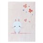 Plaid lapinou - DOMIVA - Rose - 100X140 cm - Microfibre 100% polyester 320g/m2 - Pour bébé