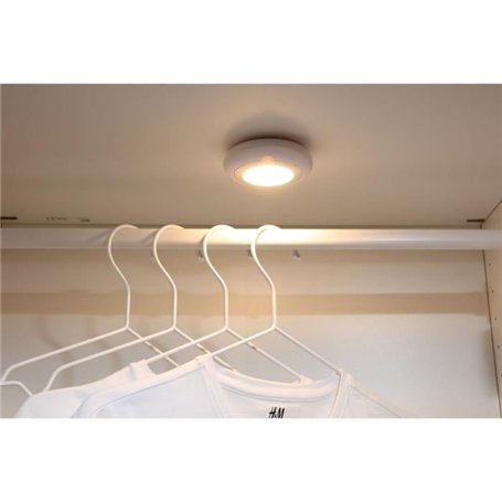 Lot de 2 lampes LED de dressing - GAO - 80 lumens, capteur PIR, piles AAA