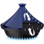 Tajine fonte massive - GSW - 30 x 22 cm - Couvercle céramique - Induction - Bleu