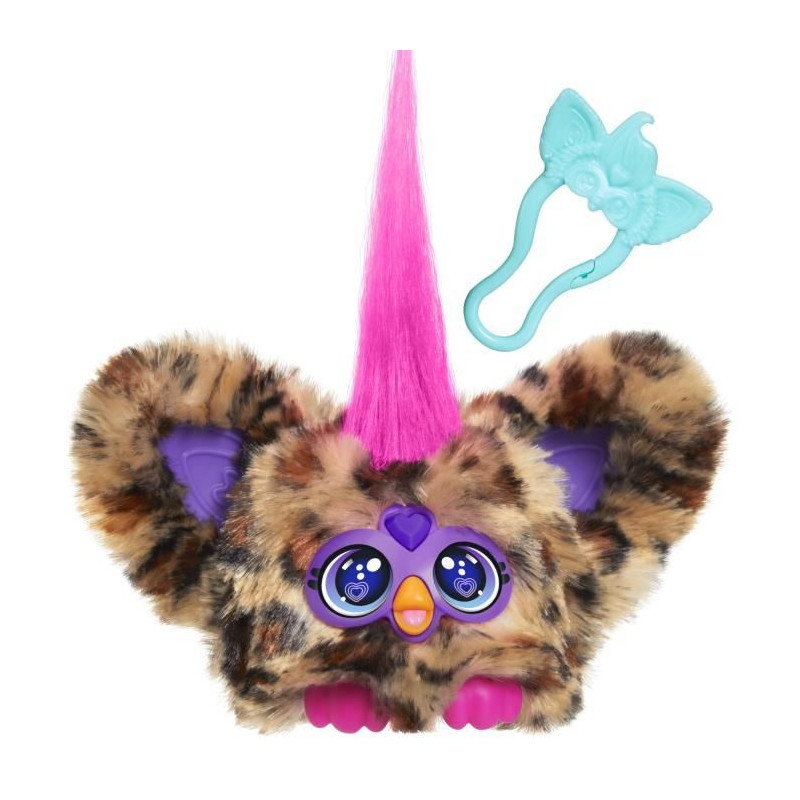 Furby Furblets Chee-Chee, Mini peluche électronique pour filles et garçons, plus de 45 sons, a partir de 6 ans, Hasbro