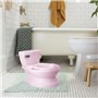 INGENUITY Mini Toilette fille avec Réducteur de Toilette enfant inclus, Chasse d'eau musicale