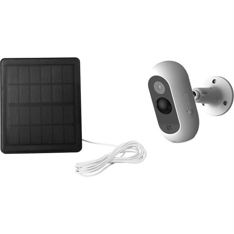 Caméra solaire Wi-Fi - LINK2HOME - HD 1080P, angle 110°, vision nocturne