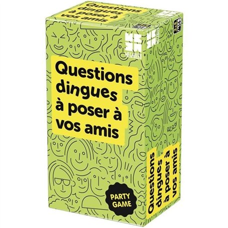 Questions dingues a poser a vos amis - Jeu d'ambiance - MEGABLEU - Des 14 ans