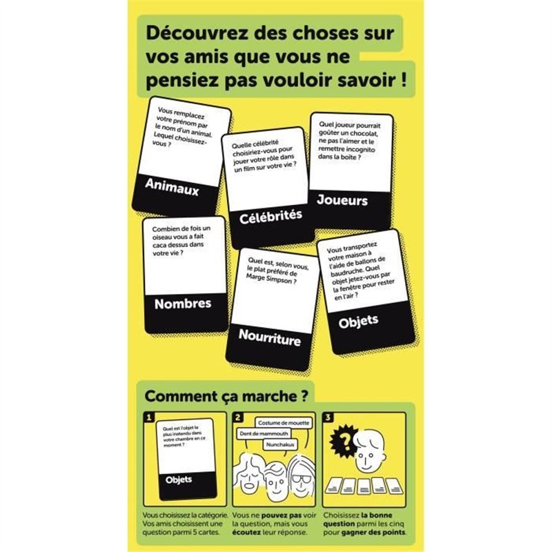 Image secondaire de Questions dingues a poser a vos amis - Jeu d'ambiance - MEGABLEU - Des 14 ans