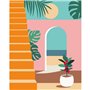 CreArt 24x30 cm Vacation Mode, Adulte, Peinture par numéros, 25524, Ravensburger