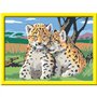 CreArt Kids 18x24cm Petits léopards, Kit de peinture par numéros Numéro d'Art, Des 9 ans, 25832, Ravensburger