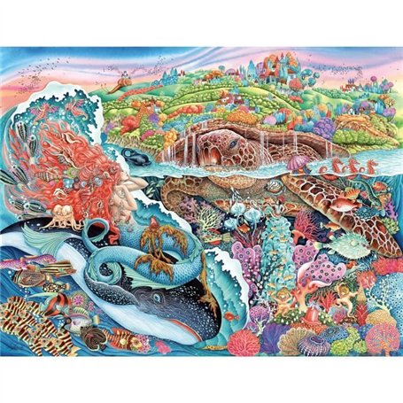 Puzzle 2000 pieces, Puzzle Adultes, Des 14 ans, Le mythe de Thalassa, Mer , 12001484, Ravensburger