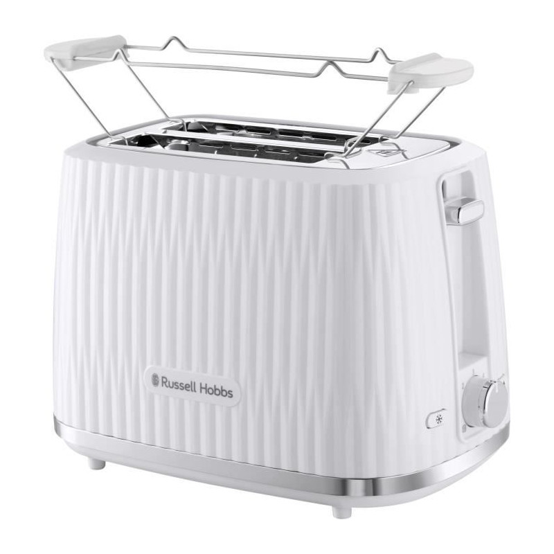 Grille-pain - RUSSELL HOBBS - EDEN - 800 W - 2 fentes - Blanc