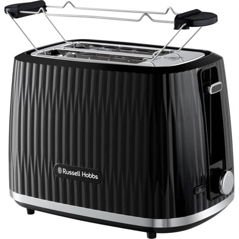 Grille-pain - RUSSELL HOBBS - EDEN - 800 W - 2 fentes - Noir
