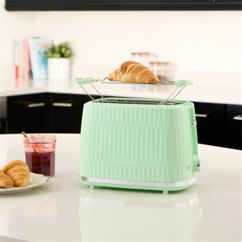 Image secondaire de Grille-pain - RUSSELL HOBBS - EDEN - 800 W - 2 fentes - Pistachio