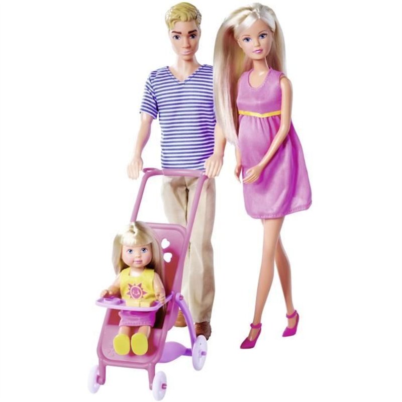 SIMBA - Steffi Love - Famille Heureuse -Poupée mannequin