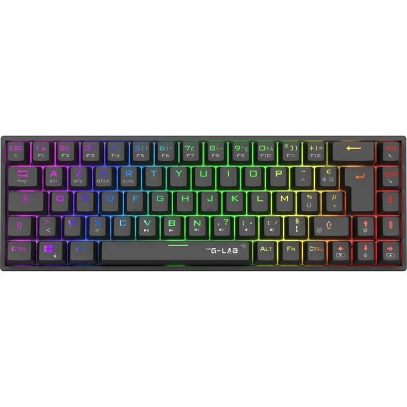 Clavier Gamer Triple Mode - The G-Lab - KEYZ TITAN - Mécanique (Switch Rouge) - Sans Fil - RGB